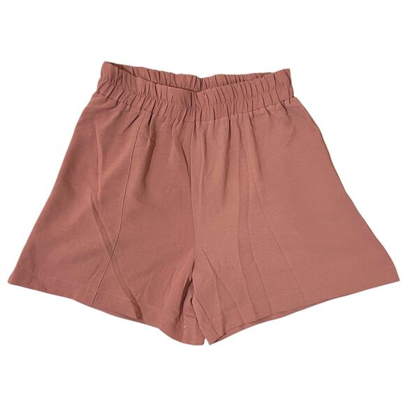 Common Sense SMALL Pink Pull On Shorts - Stitch Fix Striaght Leg High Waist - Picture 1 of 9
